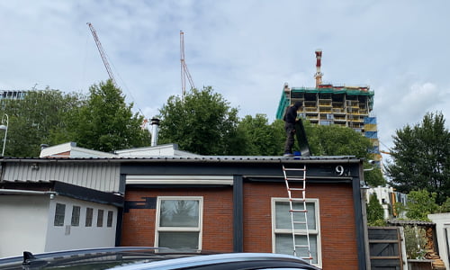 Montage van zonnepanelen door Het Zonneboertje