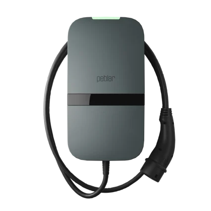Modern laadpunt voor elektrisch rijden